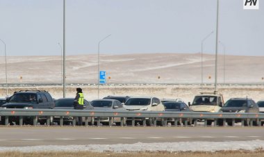 Боранды күні павлодарлық полицейлер 200-ден астам көлікті колоннамен өткізді