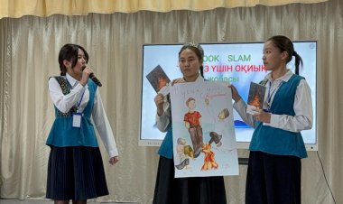 Баянауылдық балалар кітап оқудан жарысты