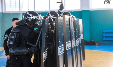 Оқушылар Шарбақты ауданының полиция бөлімінде қонақта болды