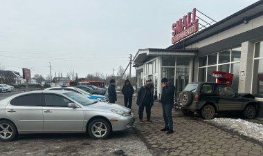 Екібастұзда екі «Toyota» автокөліктері соқтығысып қалды