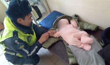 Полицейские Экибастуза вернули отцу пятимесячную дочь
