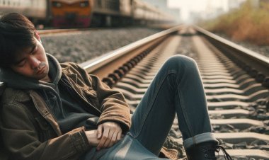 Пьяному из Перу посчастливилось не погибнуть под поездом