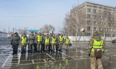 Павлодарда Ұлттық ұлан сарбаздары 50 шақырымдық шеру жасады