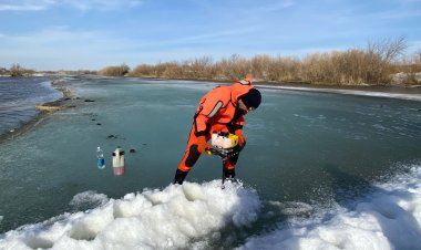 На одной из павлодарских рек произвели взрыв