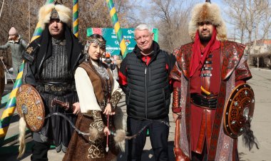 Павлодарлық машина жасау зауытында этноауыл құрылып, Наурыз мейрамы тойланды