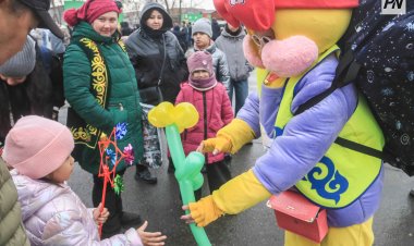 Как в городском парке отпраздновали Наурыз