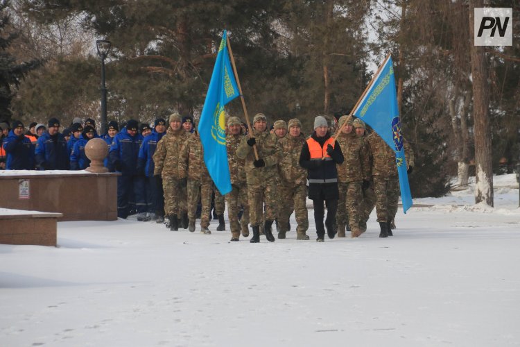 Павлодарские спасатели продемонстрировали отличную физическую подготовку