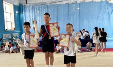 Павлодардың жас акробаттары спорттағы алғашқы қадамдарын жасады