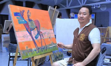 Павлодарлық суретшілер Түркі әлемінің астанасында өнерлерін паш етті