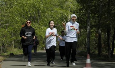 Достық марафоны: Павлодарда жүздеген адам жүгіру эстафетасына қатысты
