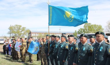 Память о бойце вернули в родное село павлодарские поисковики