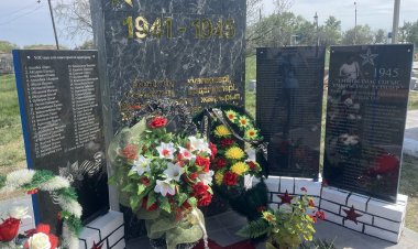 В отдаленном селе Павлодарской области почтили память героев