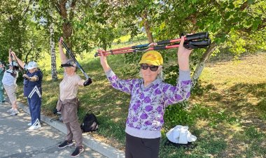 Скандинав жүрісіне әуес павлодарлықтар көбейіп келеді