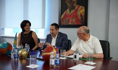 Баскетболдан «ERTIS» басшысы ауыл спортына қолдау көрсетті