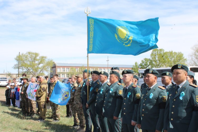 Память о бойце вернули в родное село павлодарские поисковики