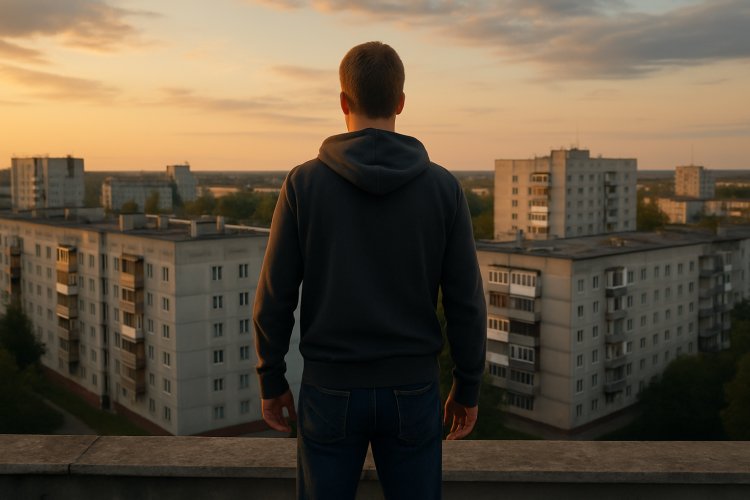 Екібастұзда ер адам көпқабатты үйдің төбесінен секірмек болды