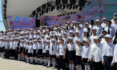 На «Ertis Promenade» прозвучал гимн детей Павлодара