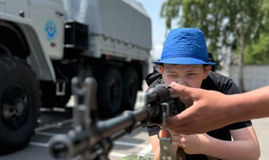 Павлодарлық оқушылар әскери маман ретінде сезініп көрді