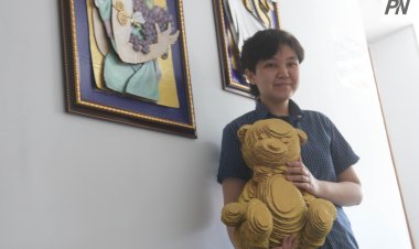 Павлодарский дизайнер превратила в произведение искусства упаковочный картон