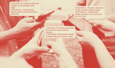 Павлодарцев по ошибке предупредили о метели в июне