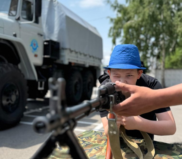 Павлодарлық оқушылар әскери маман ретінде сезініп көрді