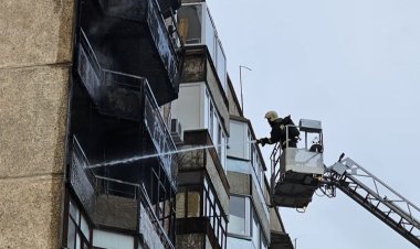 Павлодарда көпқабатты үйдегі өрт сөндірілді