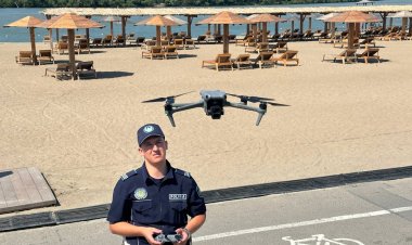 Павлодар жағажайларында тыныштықты қамтамасыз ету үшін дрондар іске қосылды