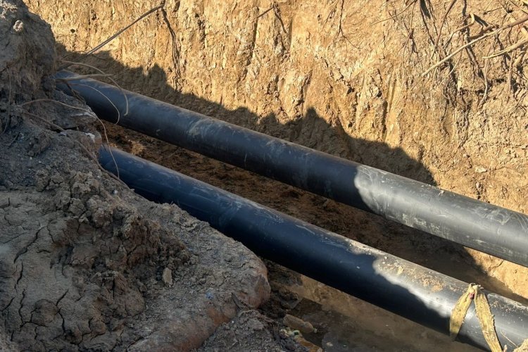Теплотрассу в Майском районе реконструируют с опережением графика