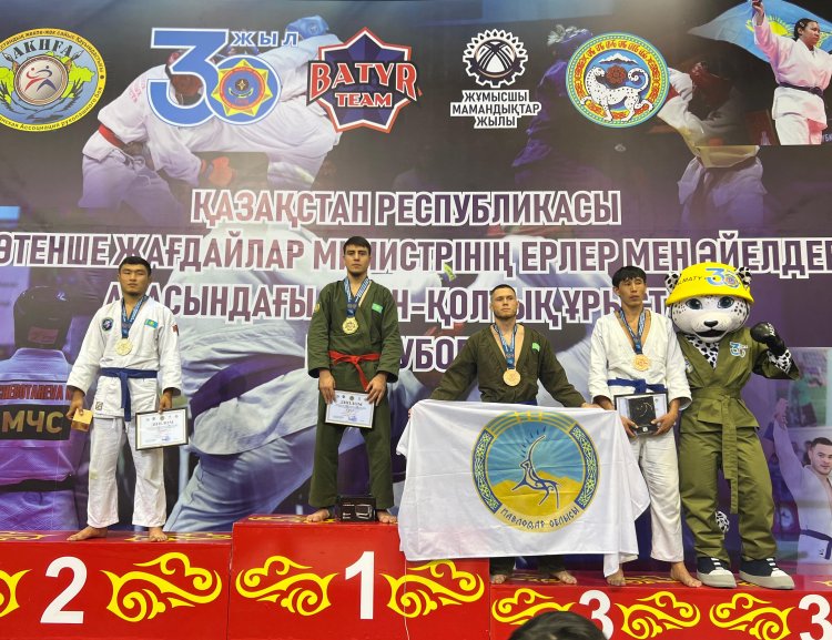 Павлодарлық құтқарушылар қоян-қолтық күрестен өткен чемпионатта топ жарды