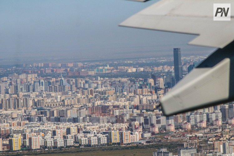 Астанада алғаш рет аэротаксидің ұшу сынағы көрсетілді