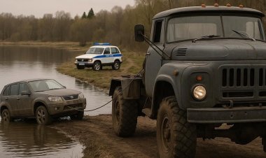Полицейские пришли на помощь экибастузцу, застрявшему на берегу озера