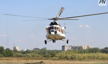 В павлодарскую больницу экибастузец прилетел на вертолёте