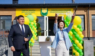 Аққулыда Тілектес ауылында жаңа мектеп бой көтерді
