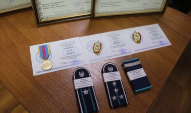 Павлодар полицейлері Конституция күні қарсаңында марапатталды