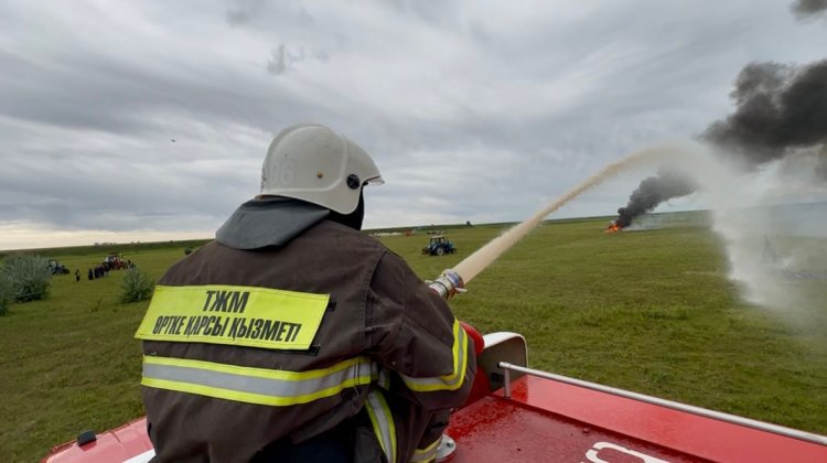 Ертіс ауданында шартты табиғи өрттің таралуына жол берілмеді