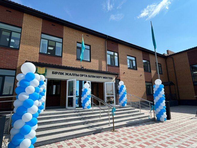 Павлодар ауданының Бірлік ауылында жаңа мектеп ашылды