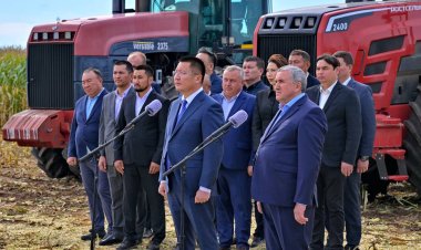 Асайын Байханов ҚР Президентіне егін жинау жұмыстарының барысын айтып берді