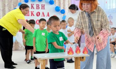 Ақсулық балабақша бүлдіршіндеріне қауіпсіздік ережелері үйретілді