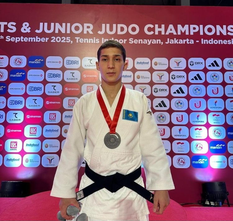 Павлодарлық дзюдошы Азия чемпионатының күміс жүлдегері атанды
