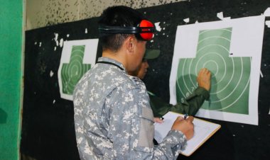 Павлодарские оперативники состязались в меткости и ловкости
