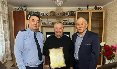 Павлодар облысында полиция ардагерлерін құрметтеу дәстүрі жалғасуда
