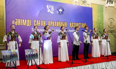 Областные этнокультурные коллективы песней выразили уважение к казахскому языку