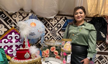 Тереңкөлдік ұстаз ұлттық қолөнер арқылы оқушыларға кәсіпкерлікті үйретіп жүр
