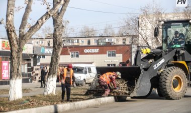 Как в Аксу поддерживают чистоту города каждый день