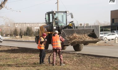 Ақсуда қаланың тазалығын күнделікті қалай сақталады?