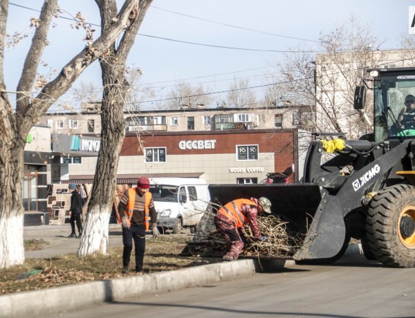 Как в Аксу поддерживают чистоту города каждый день