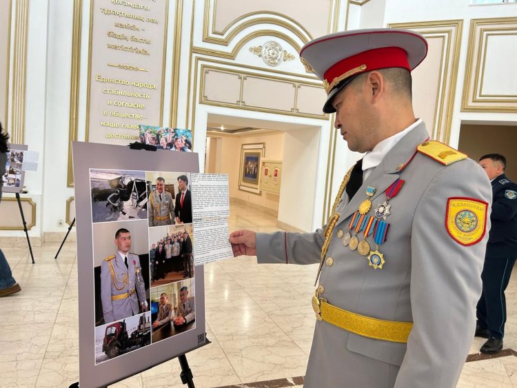Павлодарда полицейлердің ерлік шежіресі көрсетілді