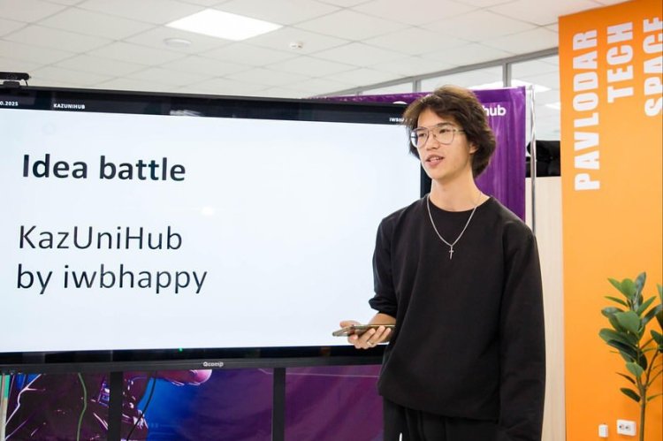 Павлодар студенті бірыңғай цифрлық университет платформасын ұсынды