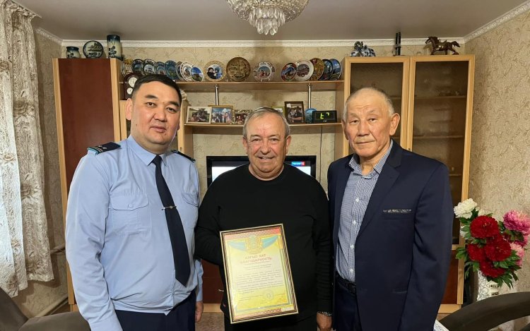 Павлодар облысында полиция ардагерлерін құрметтеу дәстүрі жалғасуда