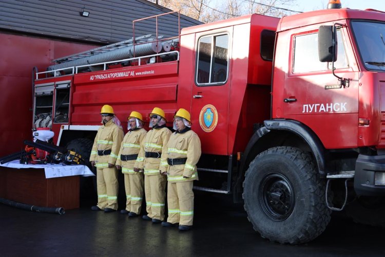 Павлодар ауданында жаңа өрт сөндіру бекеті ашылды